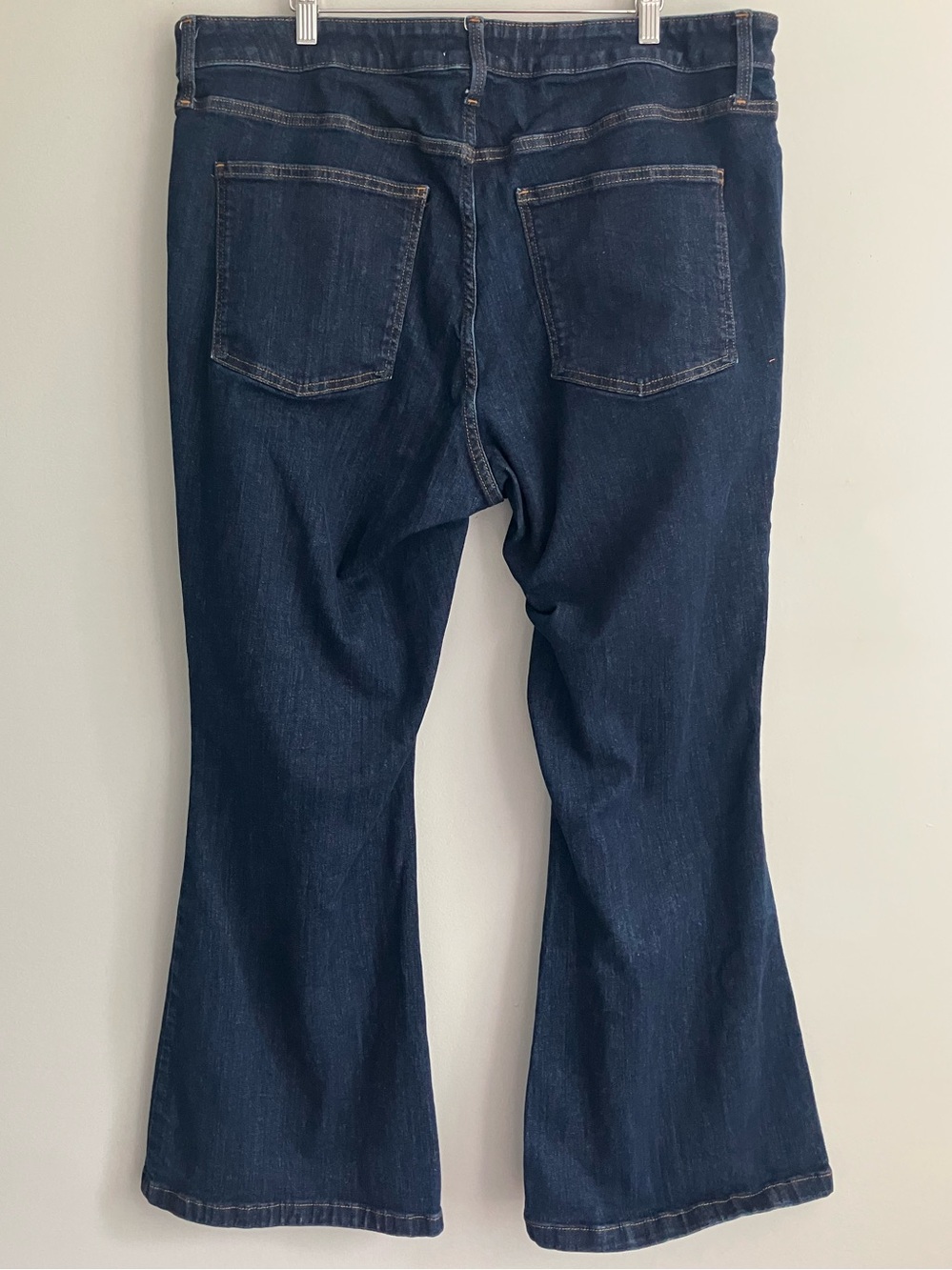 AVA & VIV Dark Wash Mid Rise Flare Leg Jeans Size 20 - Picture 5 of 11